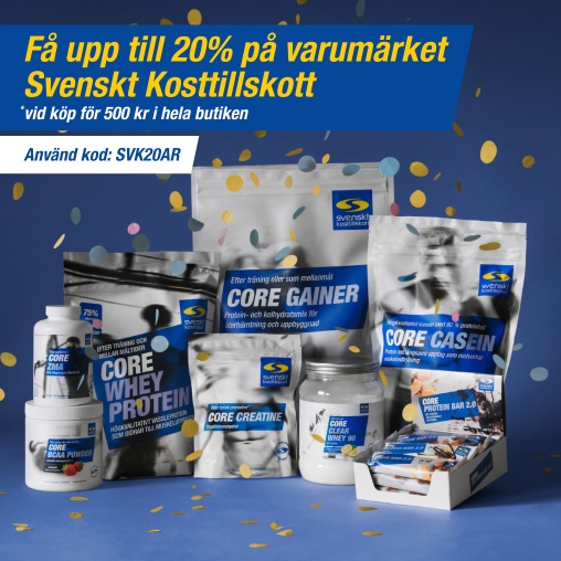 Handla fr 500 kr i hela butiken och f upp till 20% rabatt med 